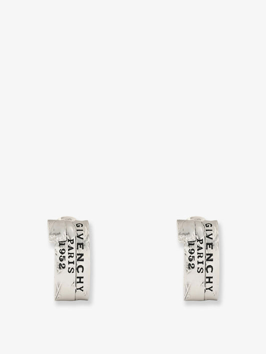 Givenchy Tape earrings in metal and enamel