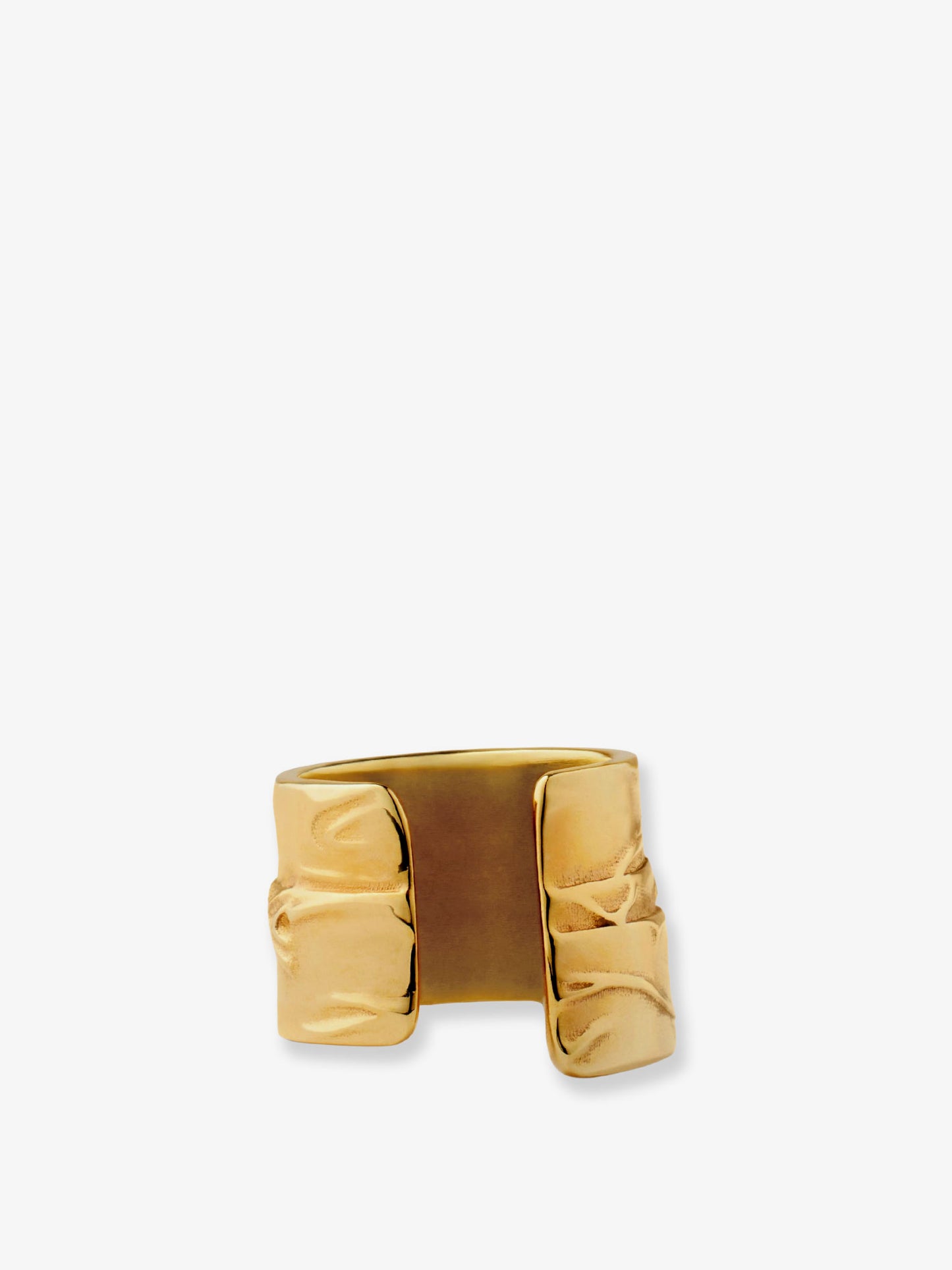 Metal Givenchy Tape Earcuff with gold finishes