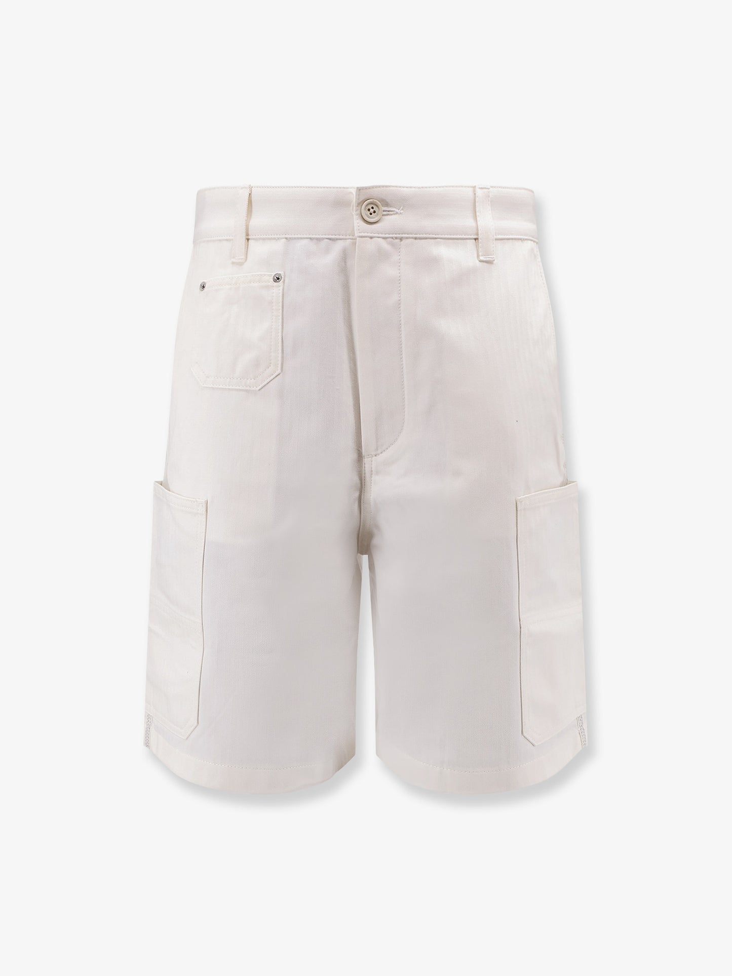 Cotton bermuda shorts with Logo embroidery