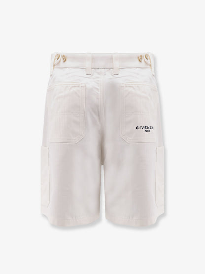 Cotton bermuda shorts with Logo embroidery thumbnail