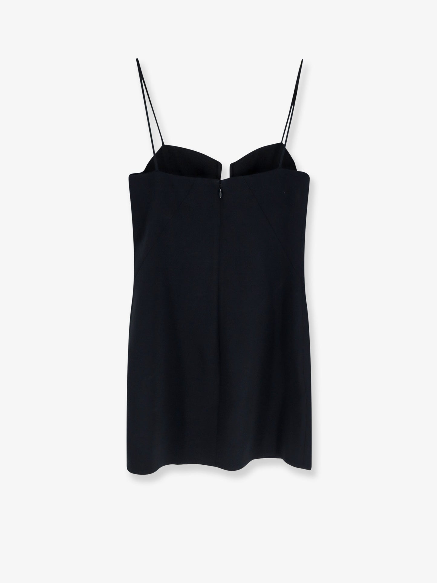 Cutaway Satin Mini Dress