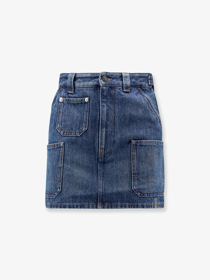 Denim mini skirt thumbnail