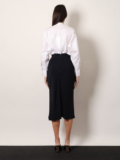 Draped midi skirt thumbnail