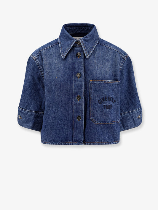 Cocoon blue denim shirt
