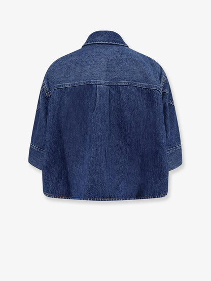 Cocoon blue denim shirt thumbnail