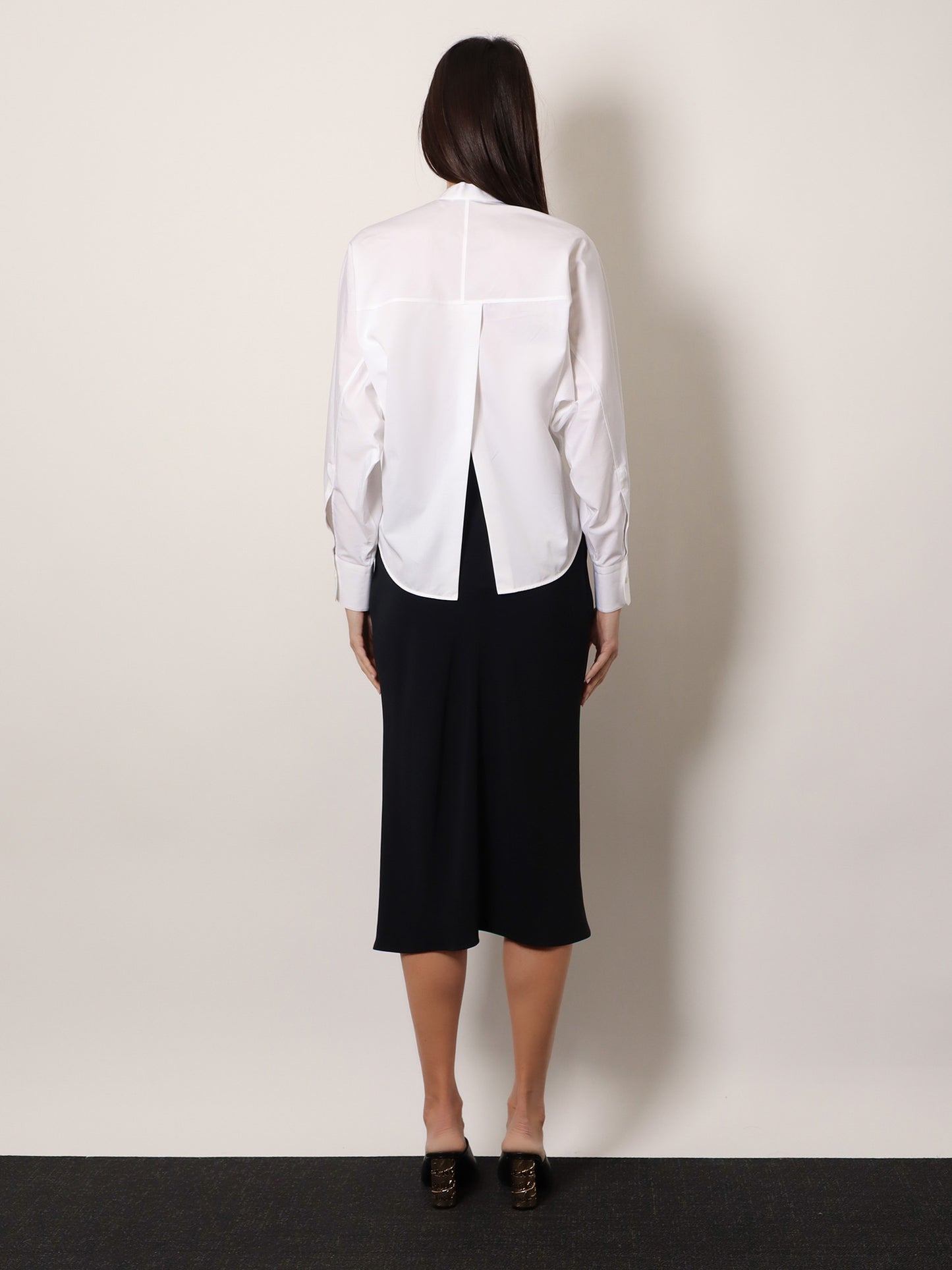 Open Back cotton shirt
