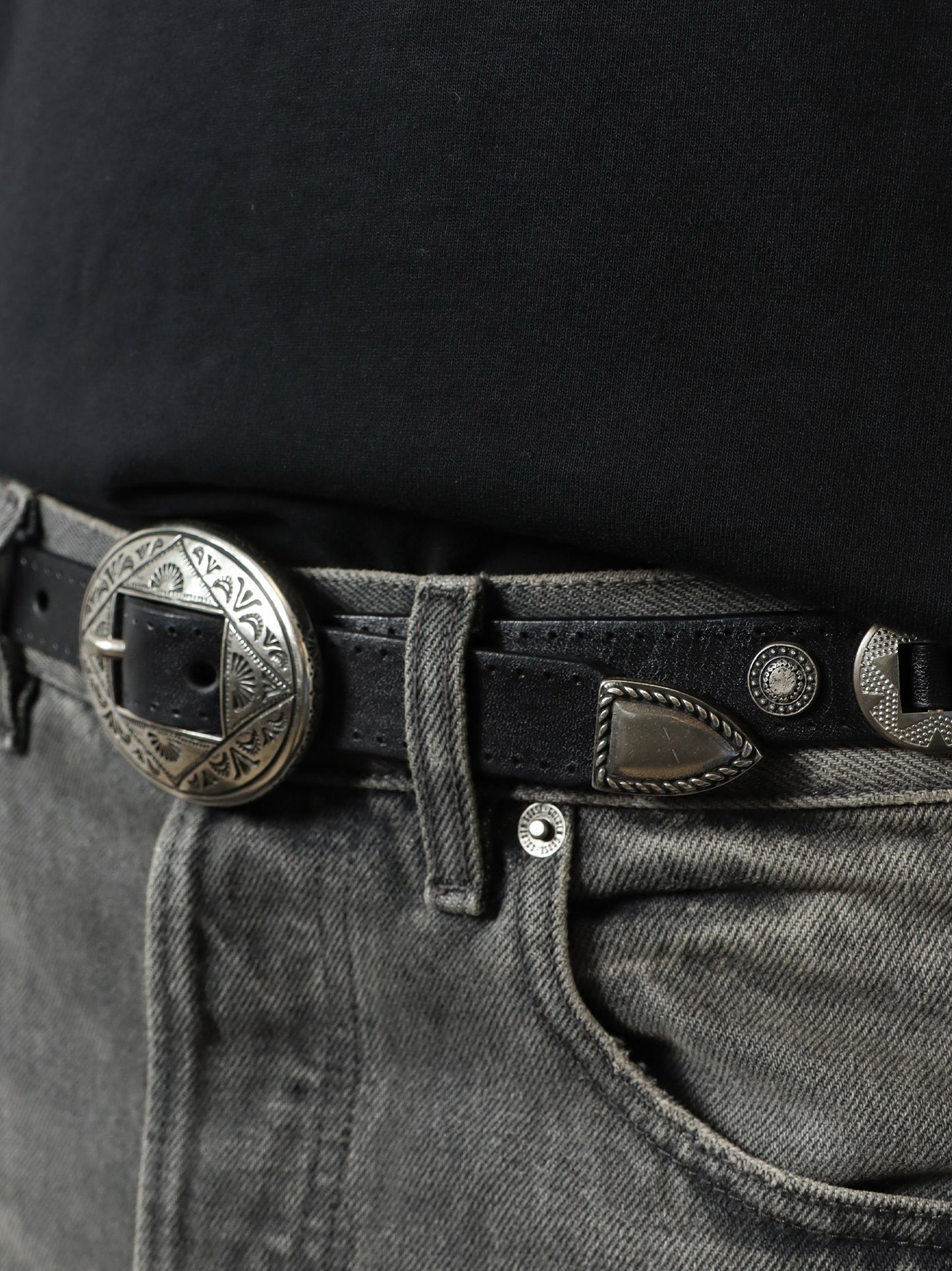Leather belt