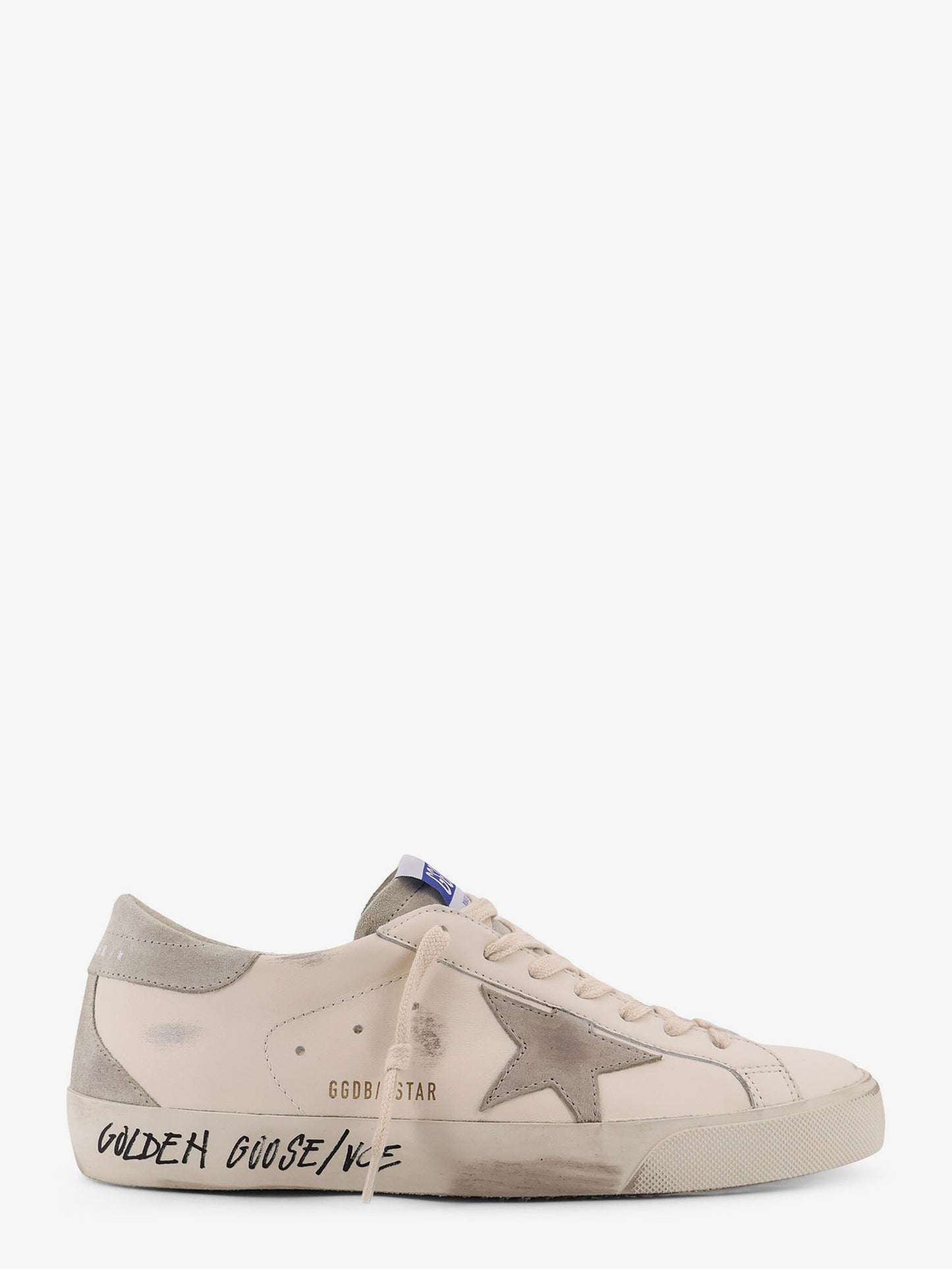 Sneakers Super star in pelle con logo laterale