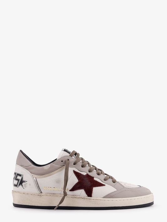 Ballstar leather sneakers with suede inserts