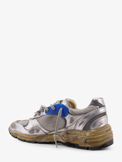 Mesh and leather sneakers with side logo thumbnail