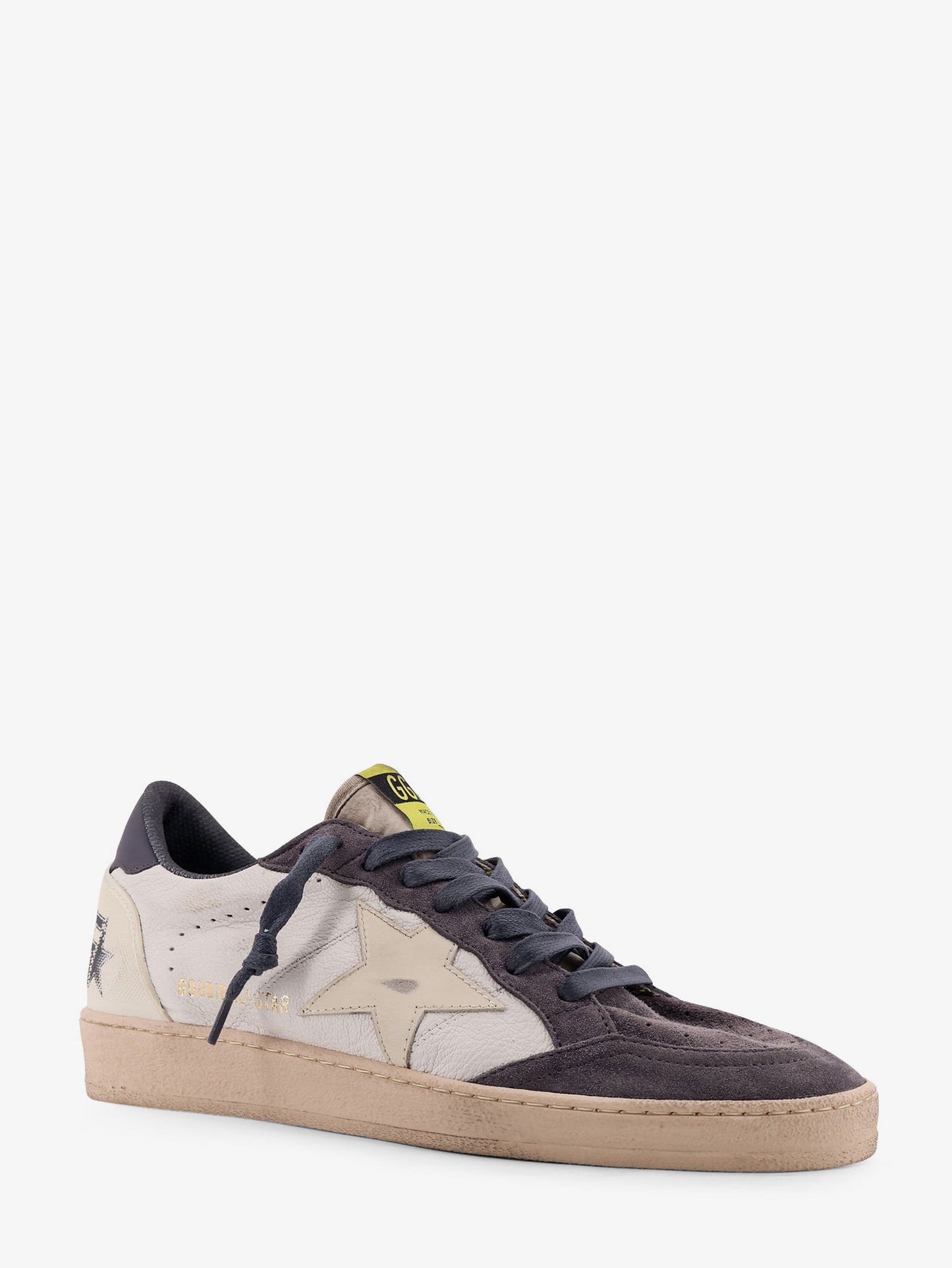 Ballstar leather sneakers and suede with side logo