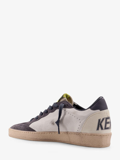 Ballstar leather sneakers and suede with side logo thumbnail