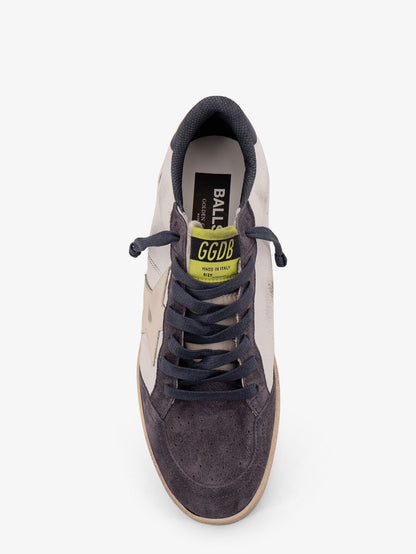 Ballstar leather sneakers and suede with side logo thumbnail