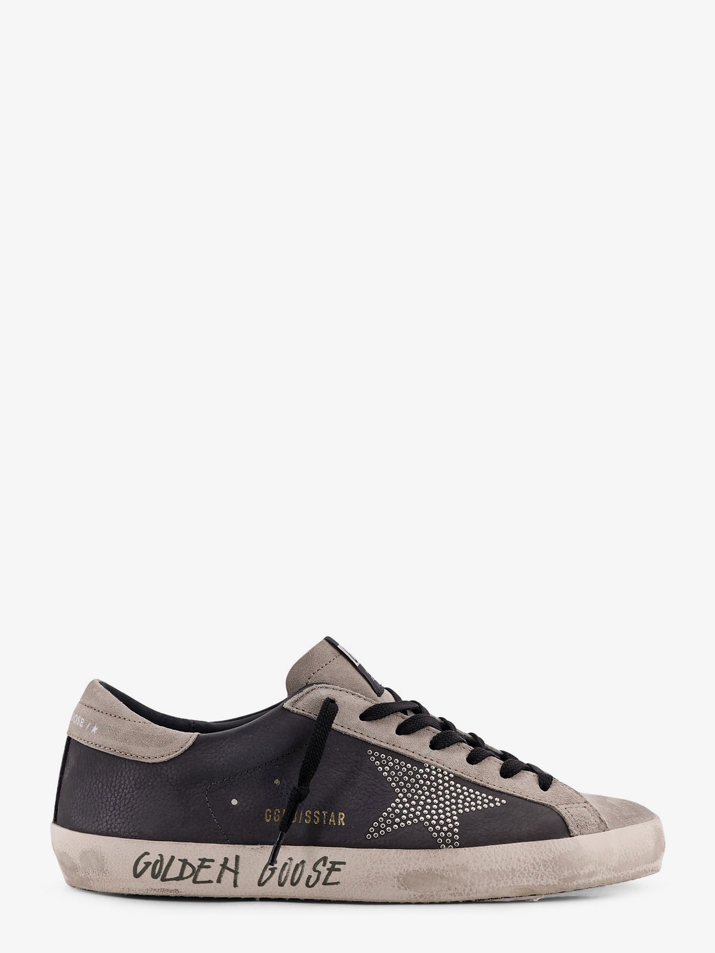 Superstar leather sneakers with side logo