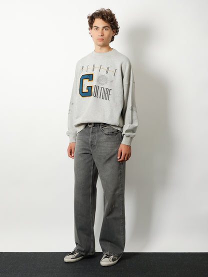 Cotton sweatshirt with print on the front thumbnail