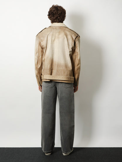 Phoebe Over leather jacket thumbnail