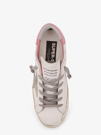 Super star leather sneakers with side logo thumbnail
