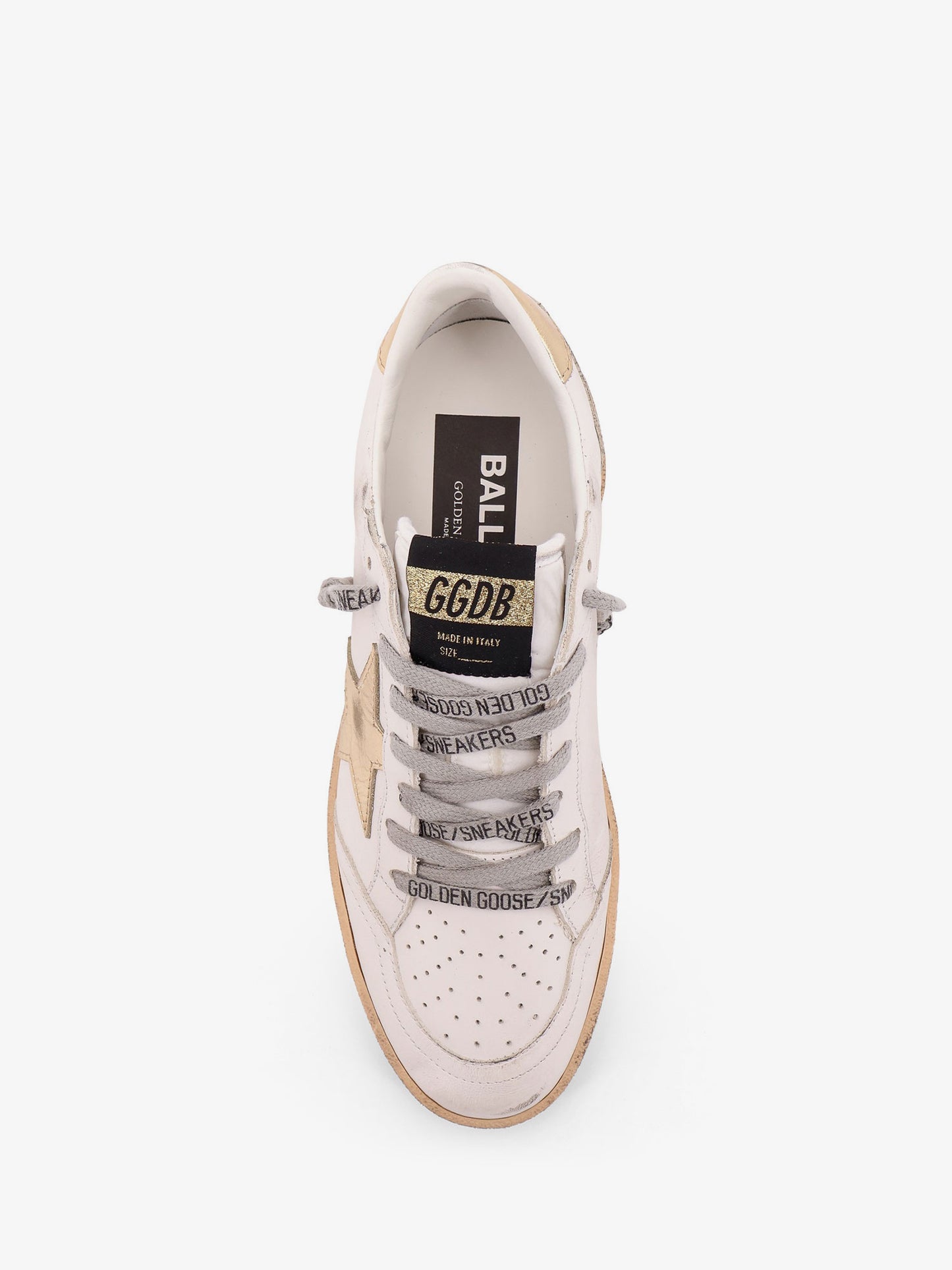 Ball Star leather sneakers with logo on the side