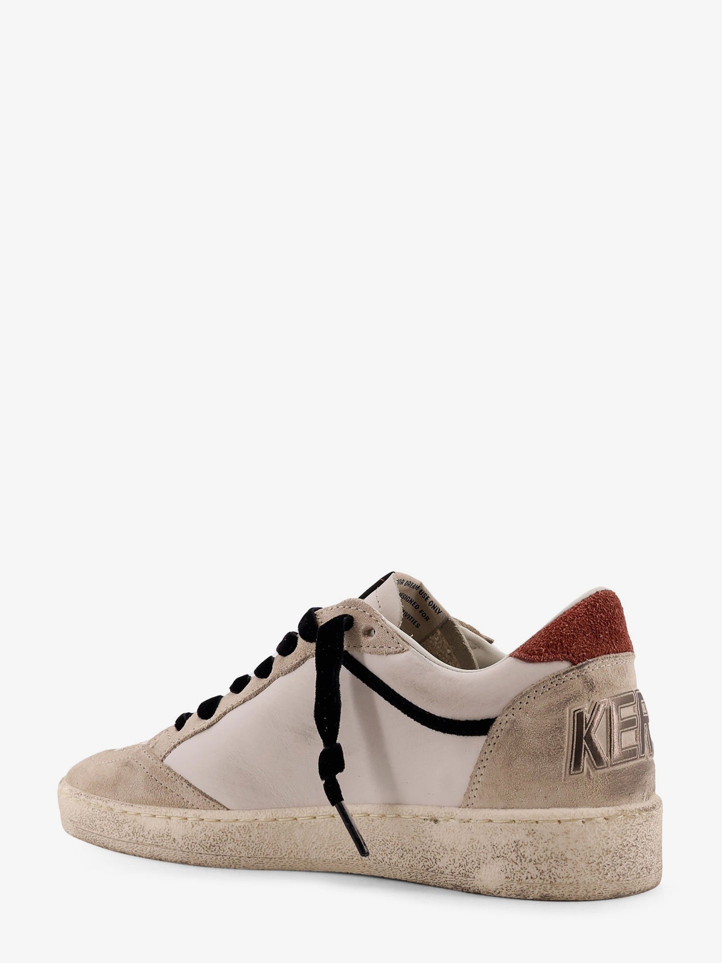 Sneakers Ball Star with Padded Collar in pelle