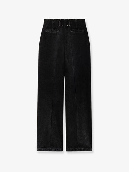 Flavia stone-washed cotton trousers thumbnail