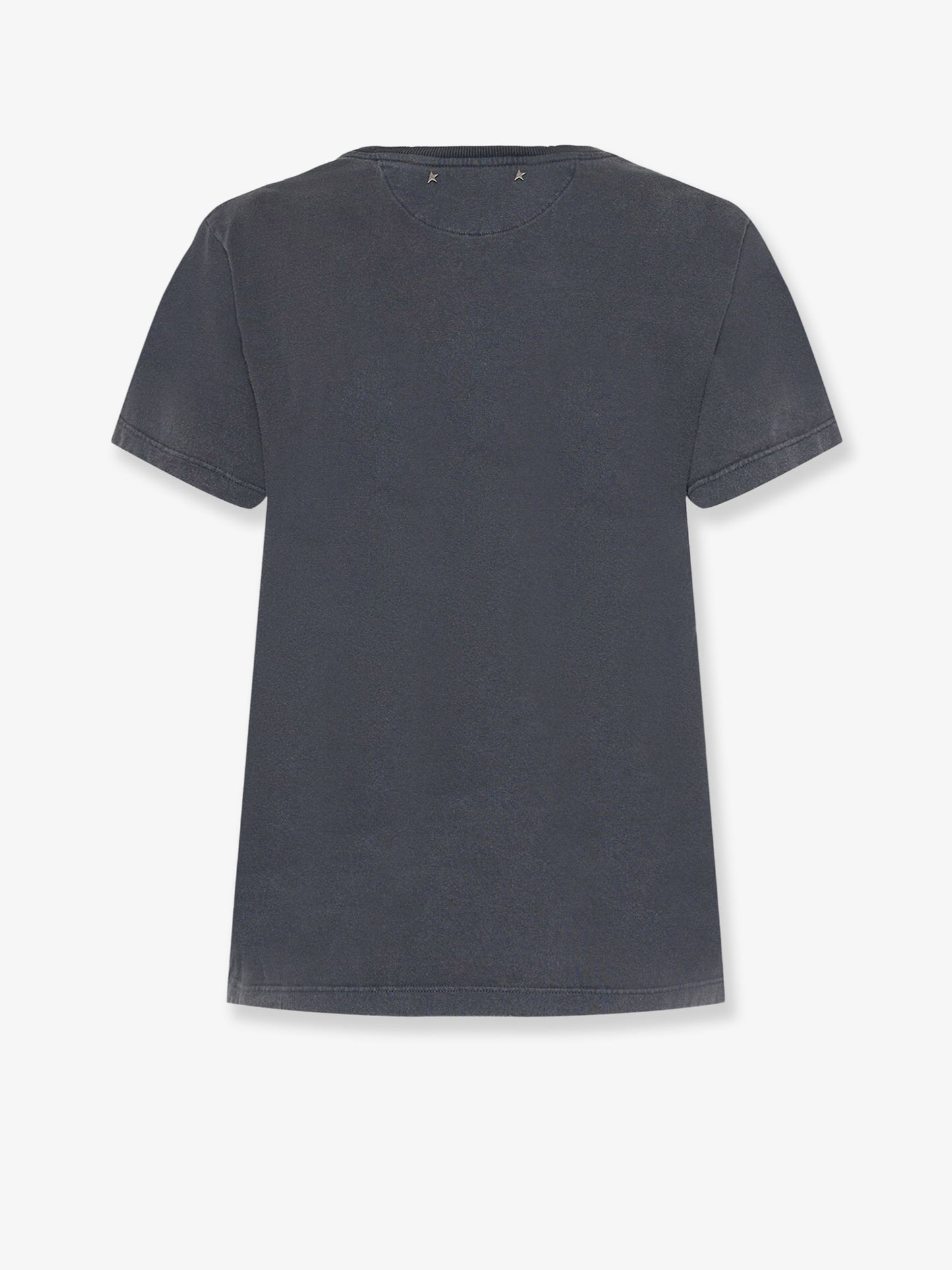 Distressed cotton t-shirt