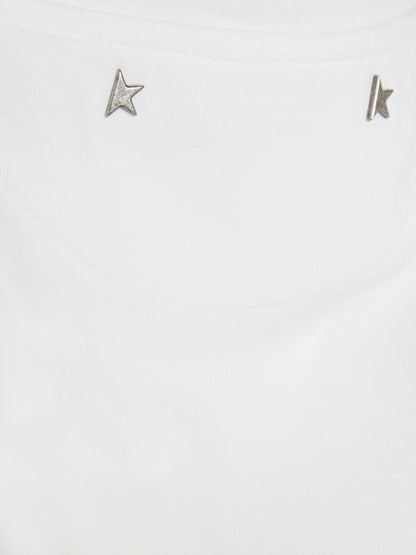 Cotton t-shirt with rhinestones thumbnail