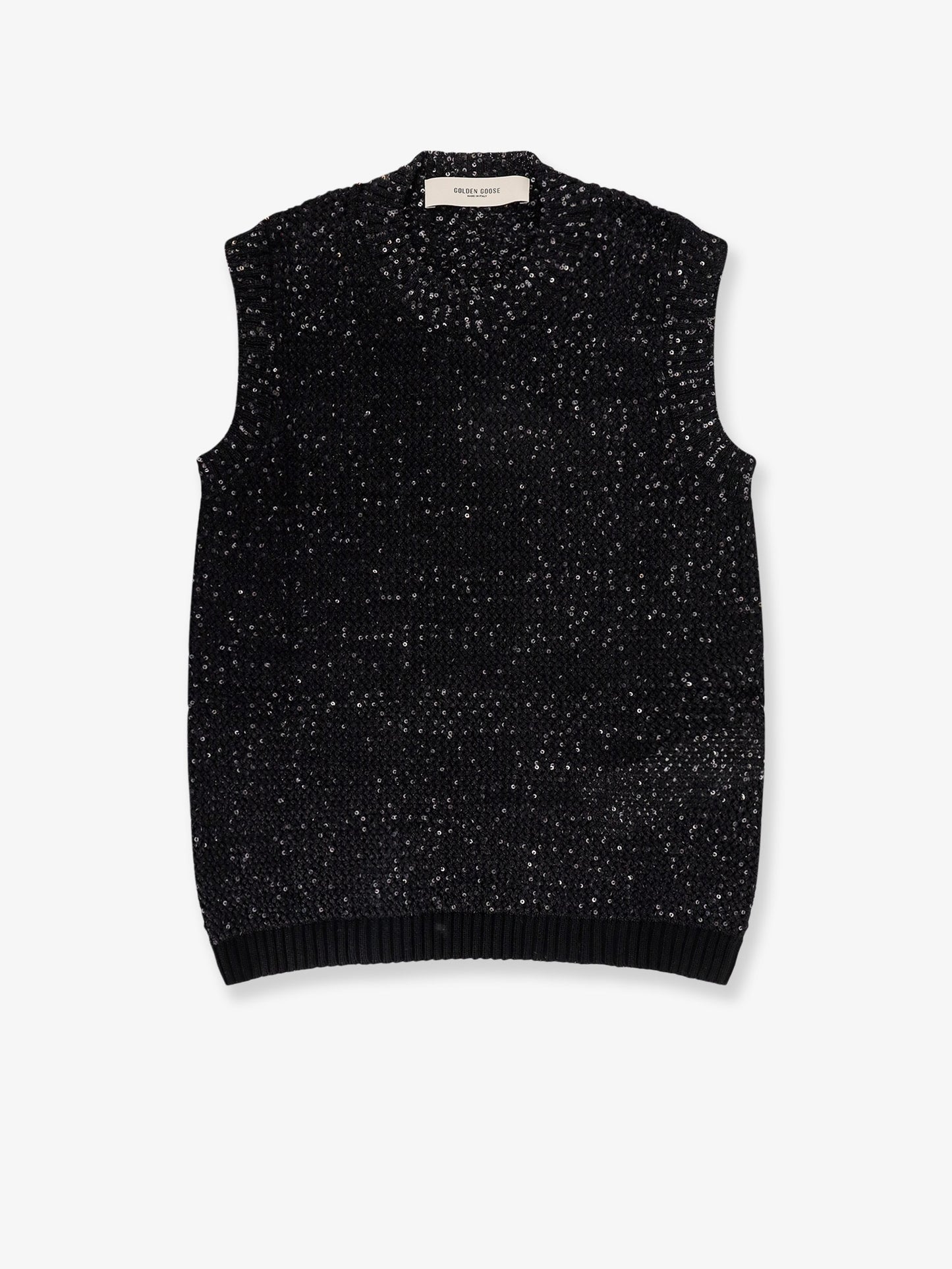 Melyssa sleeveless sweater with sequins