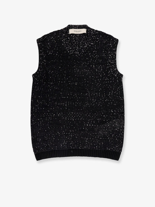 Melyssa sleeveless sweater with sequins