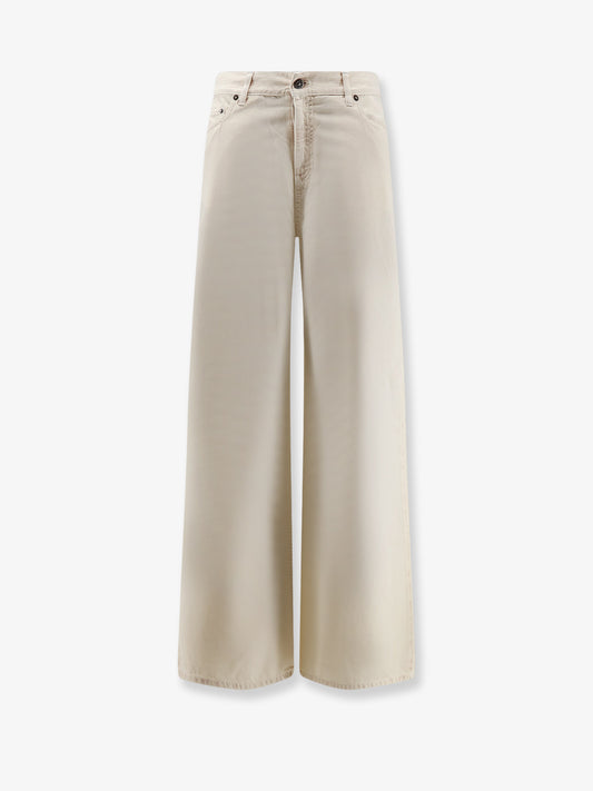 Cotton blend trousers