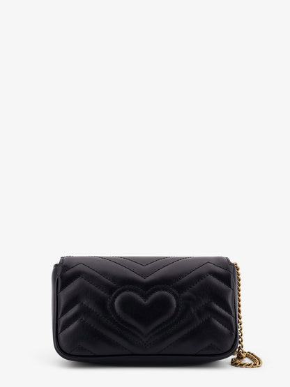 GG Marmont Mini Leather crossbody bag thumbnail