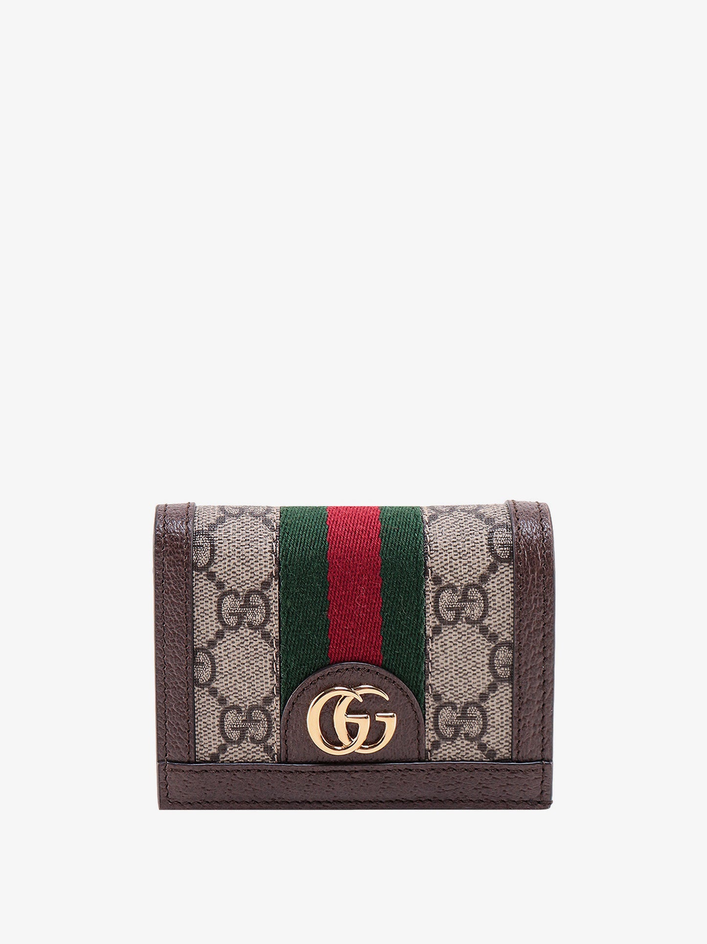 GG Supreme canvas and leather wallet