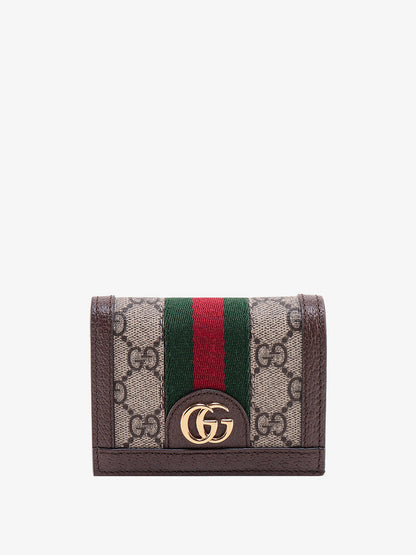 GG Supreme canvas and leather wallet thumbnail