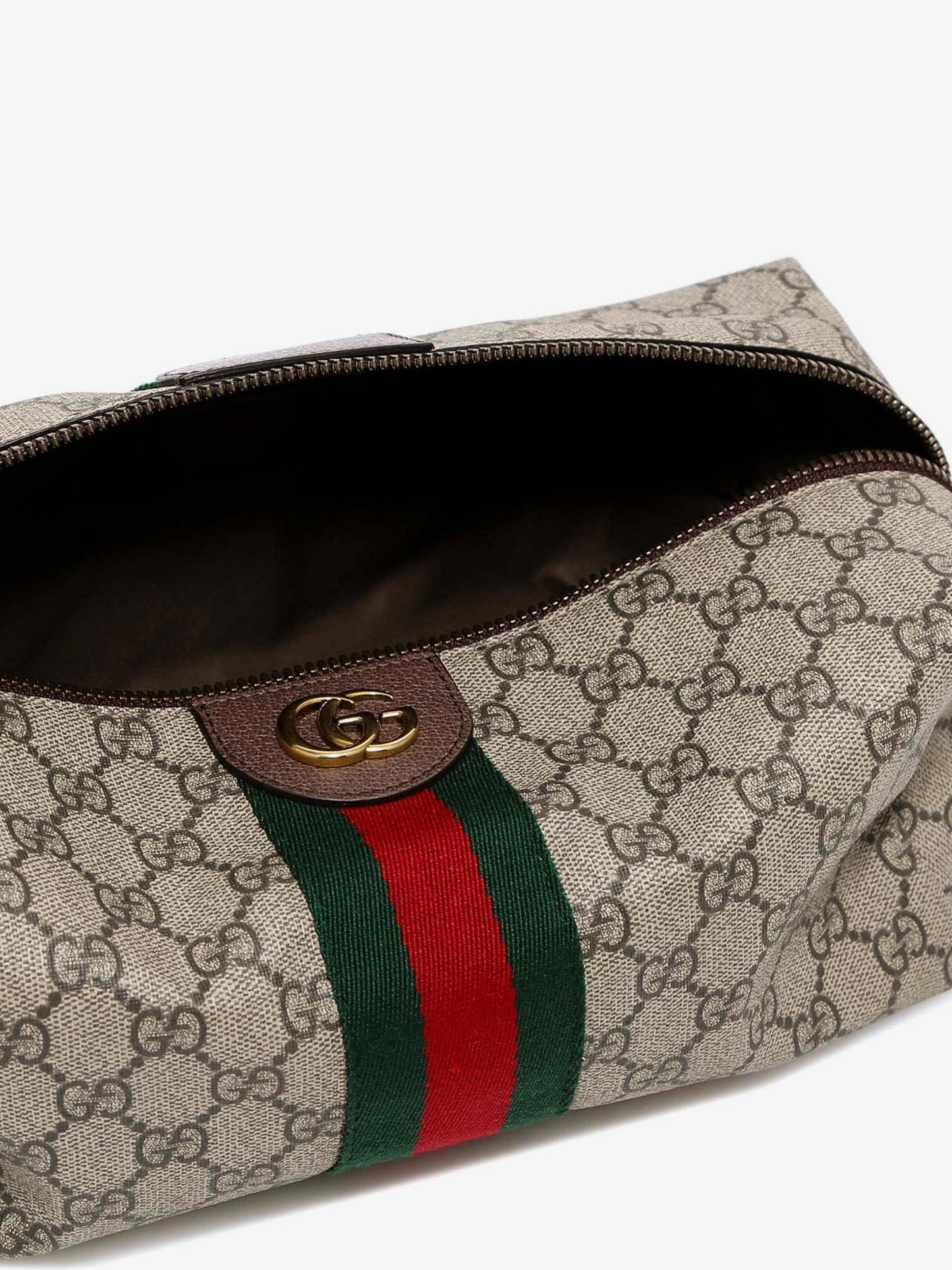 GG Supreme fabric beauty case