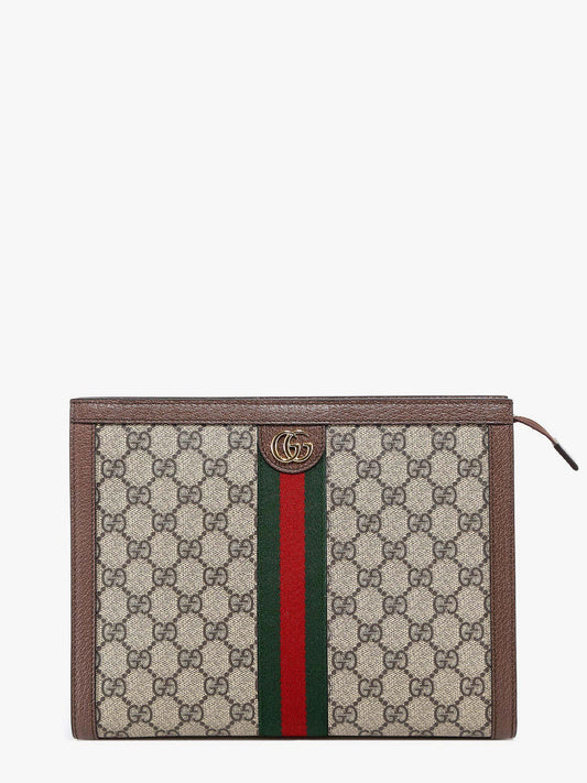 Pochette Ophidia in Tessuto GG Supreme e Pelle