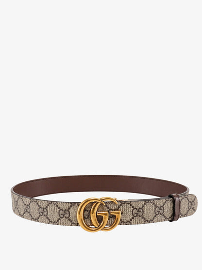 Leather and GG Supreme fabric GG belt thumbnail