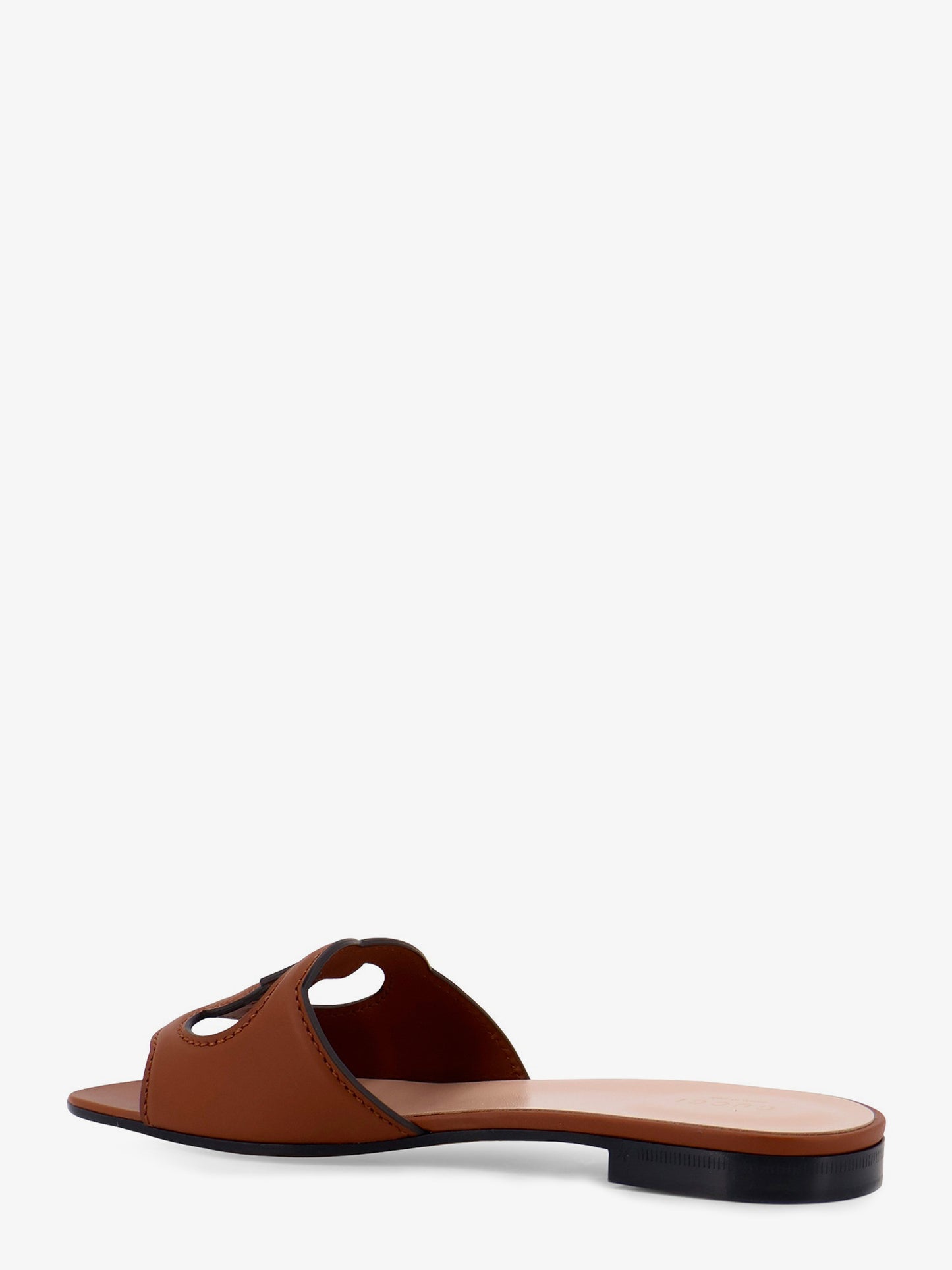 Sandali in pelle con dettaglio cut-out Incrocio GG