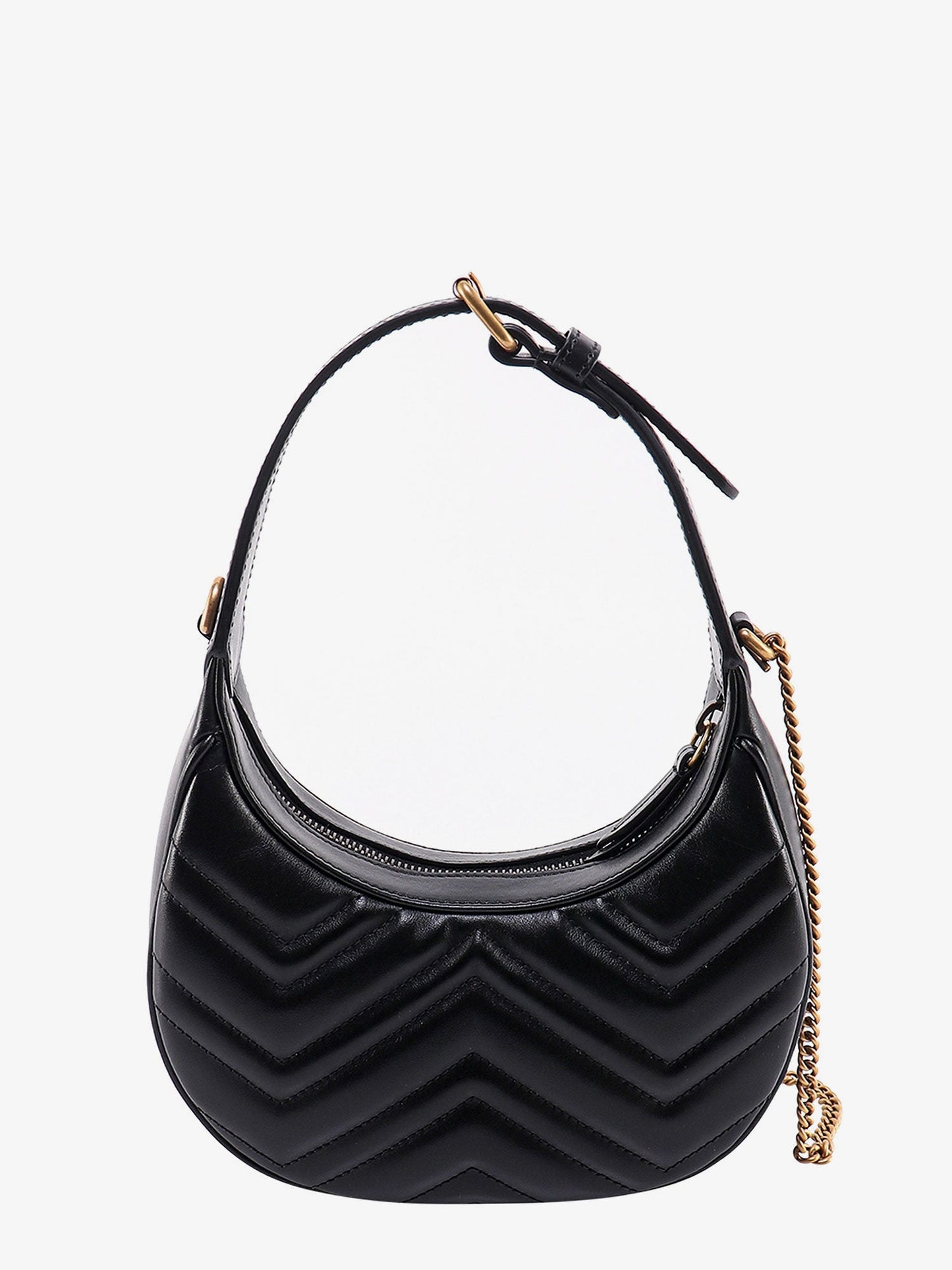 GG Marmont quilted leather shoulder bag with metal GG logo
