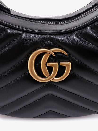 GG Marmont quilted leather shoulder bag with metal GG logo thumbnail