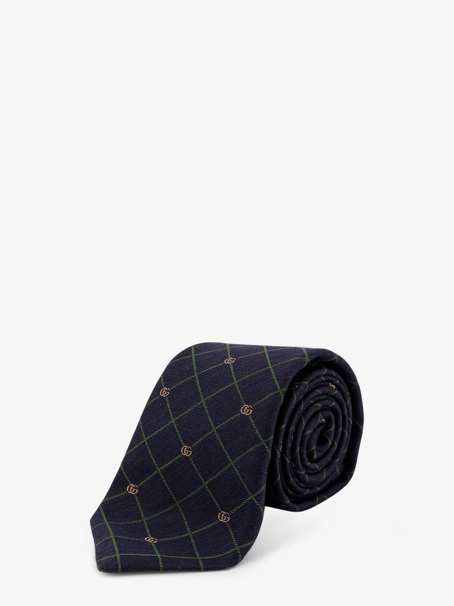 Griglia silk and wool tie
