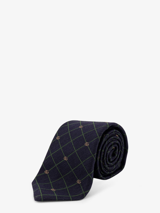 Griglia silk and wool tie