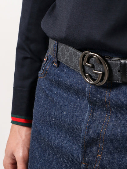 GG Supreme fabric belt thumbnail
