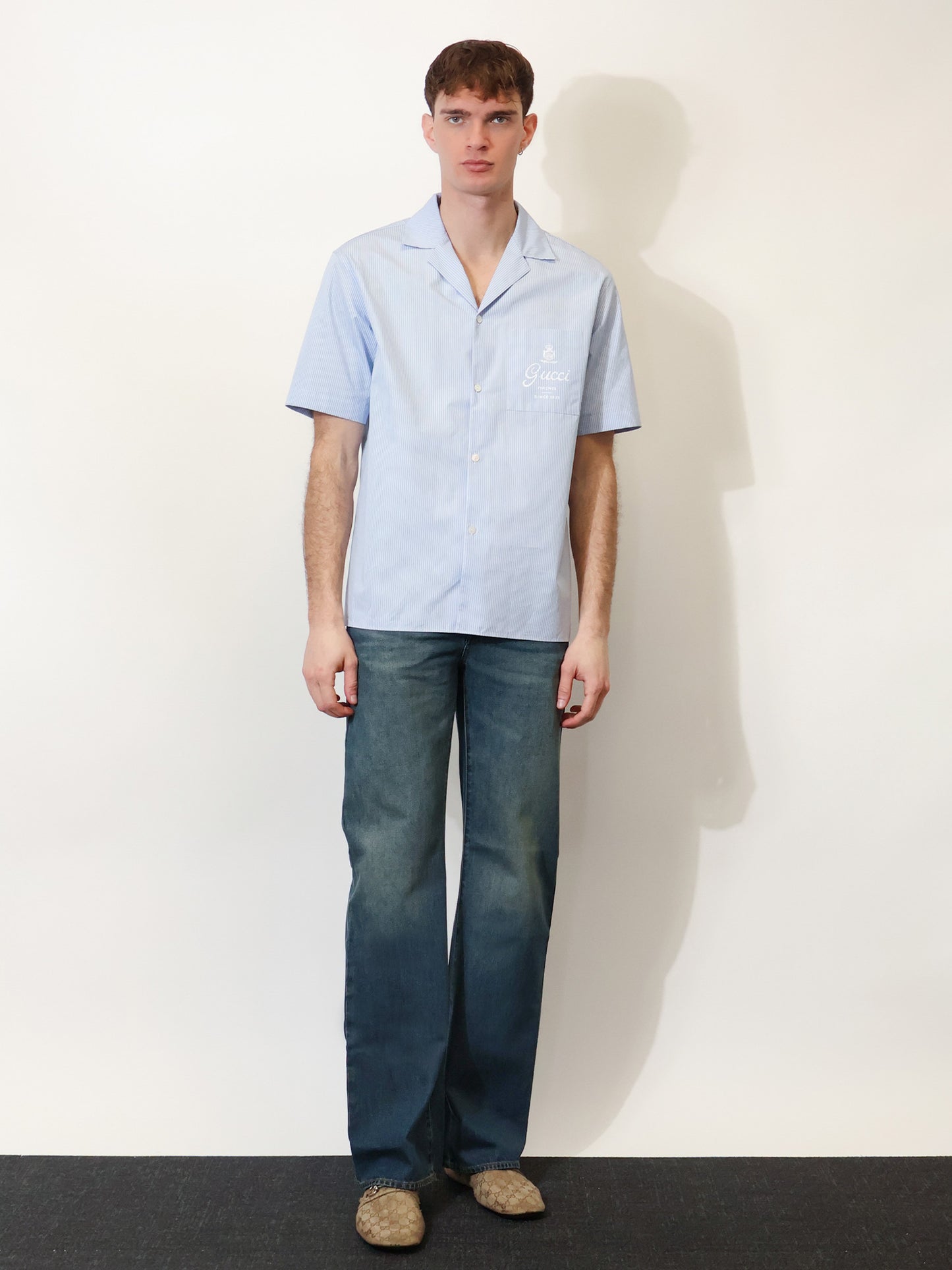 Striped cotton shirt