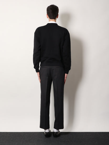 Cotton sweatshirt with frontal embossed logo thumbnail