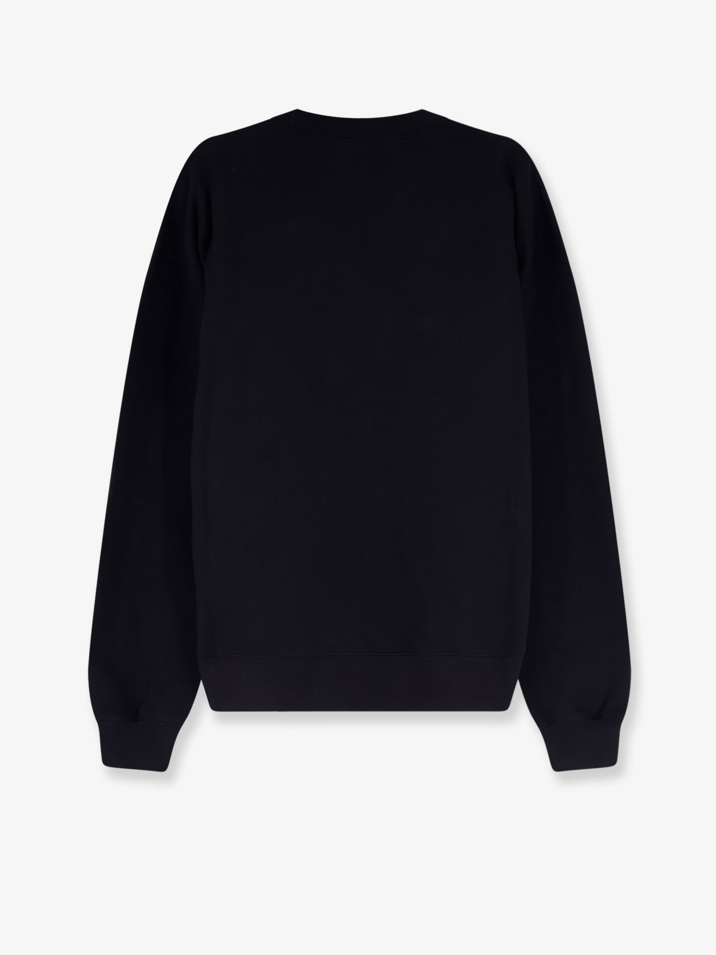 Cotton sweatshirt with frontal embossed logo