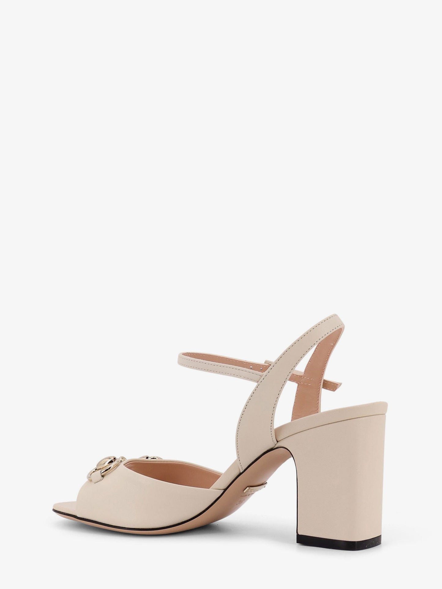 Leather sandal with Horsebit