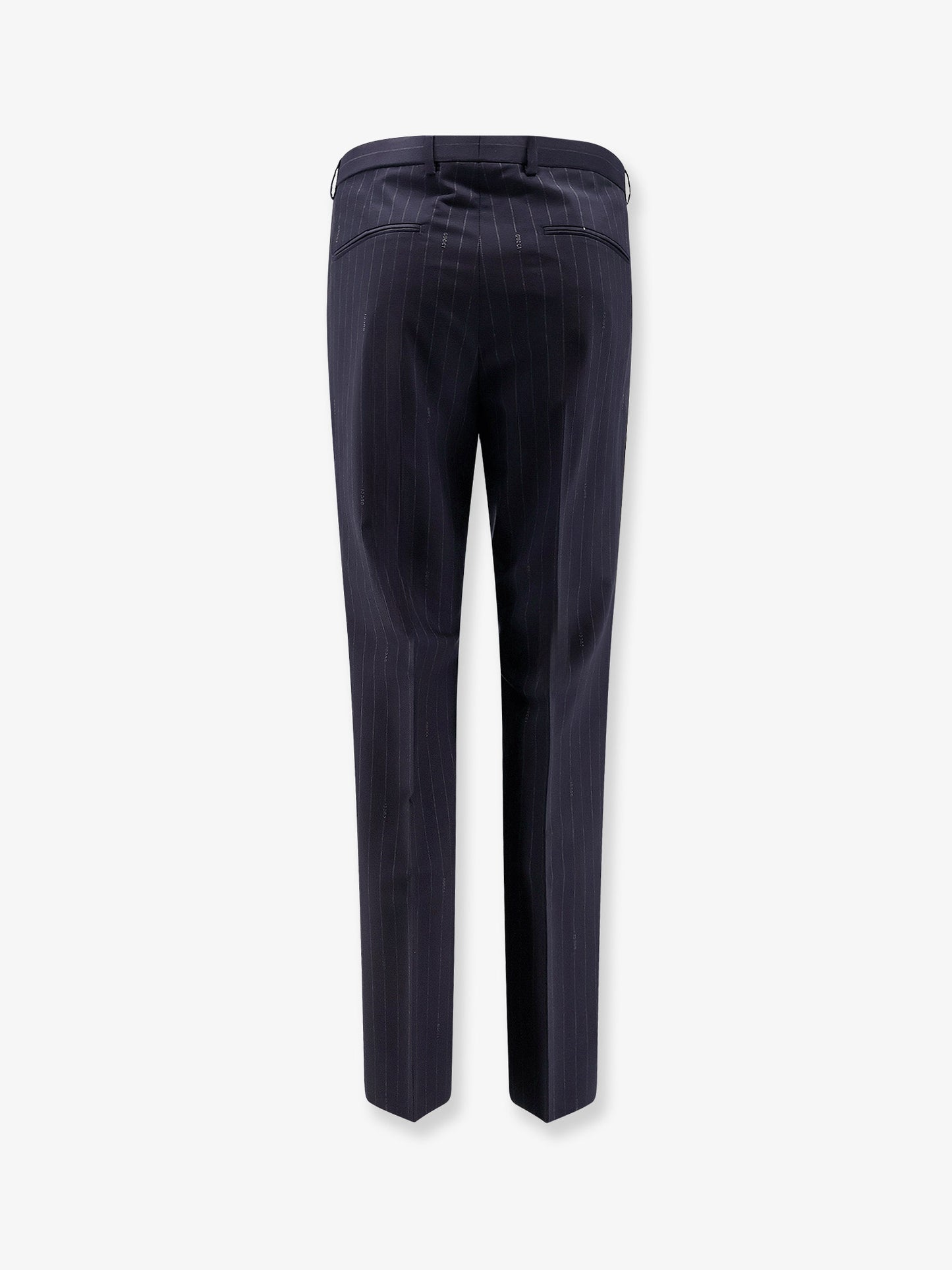 Gucci pinstripe wool trousers