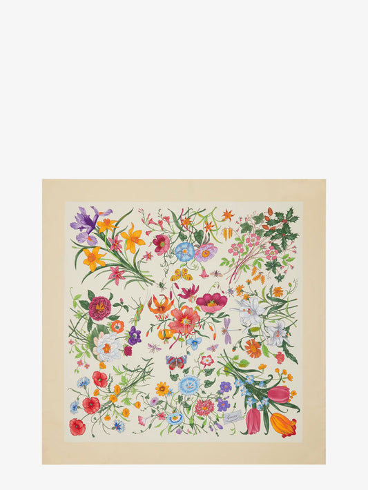 Gucci Flora silk foulard