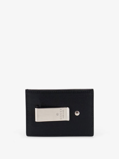 GG Marmont leather card holder with money clip thumbnail