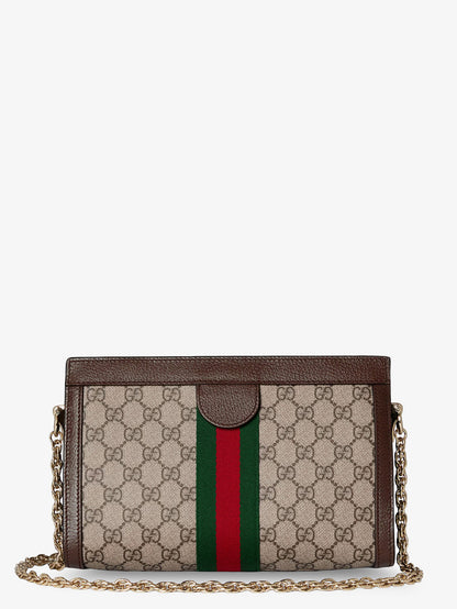 Coated canvas Ophidia shoulder bag thumbnail