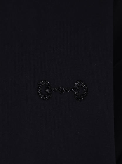 Cotton sweatshirt with beaded Horsebit detail thumbnail